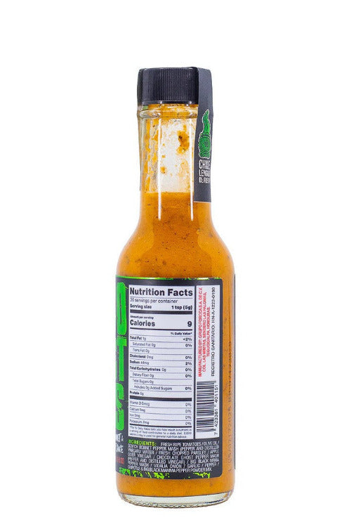 Chile Lengua de Fuego Hot Sauce nutrition facts