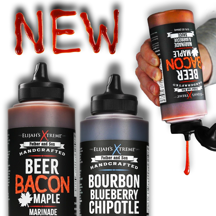 Elijah's Xtreme: Bourbon Blueberry Chipotle BBQ Sauce & Marinade