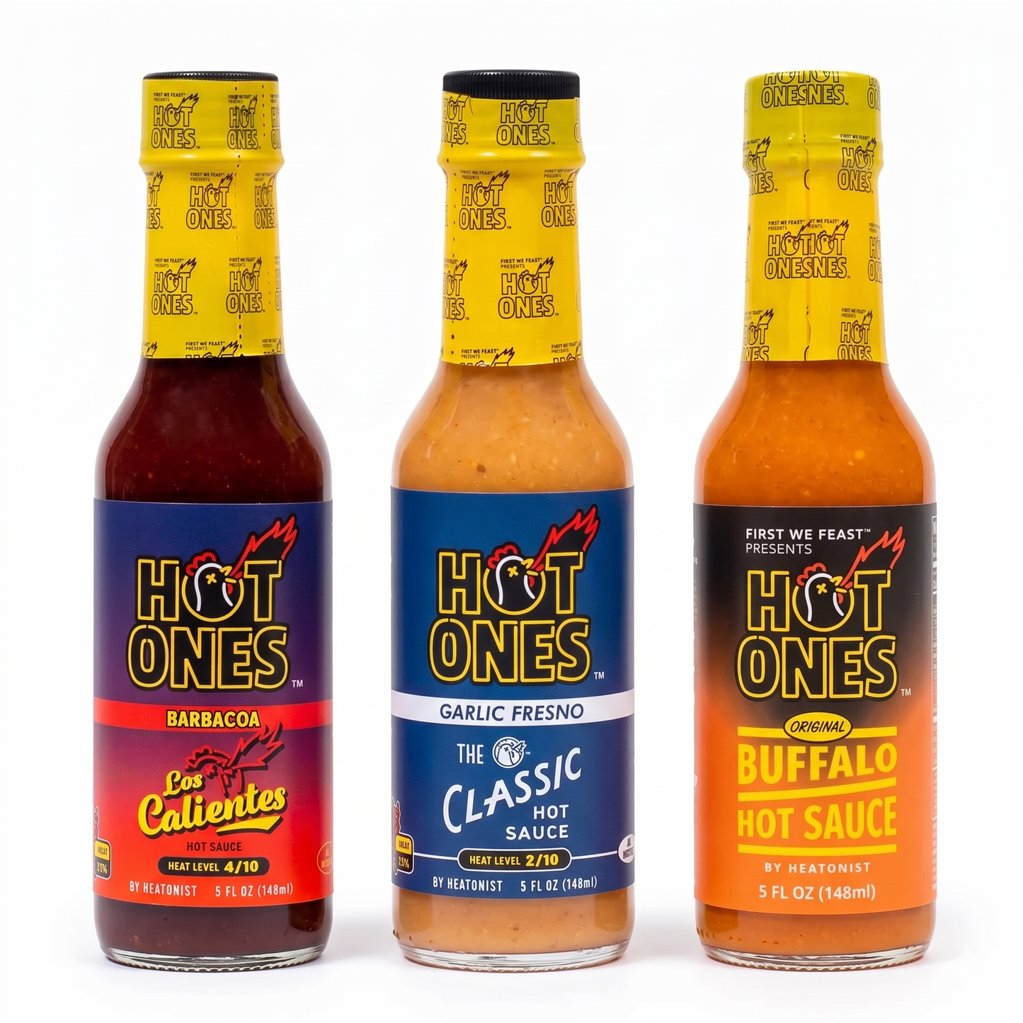 Hot Ones Classic 3 Pack Hot Sauces