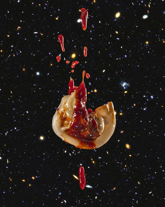 Dripping hot sauce on food
