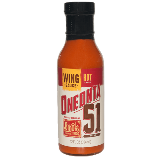 Bottle of Oneonta 51 Wing Sauce