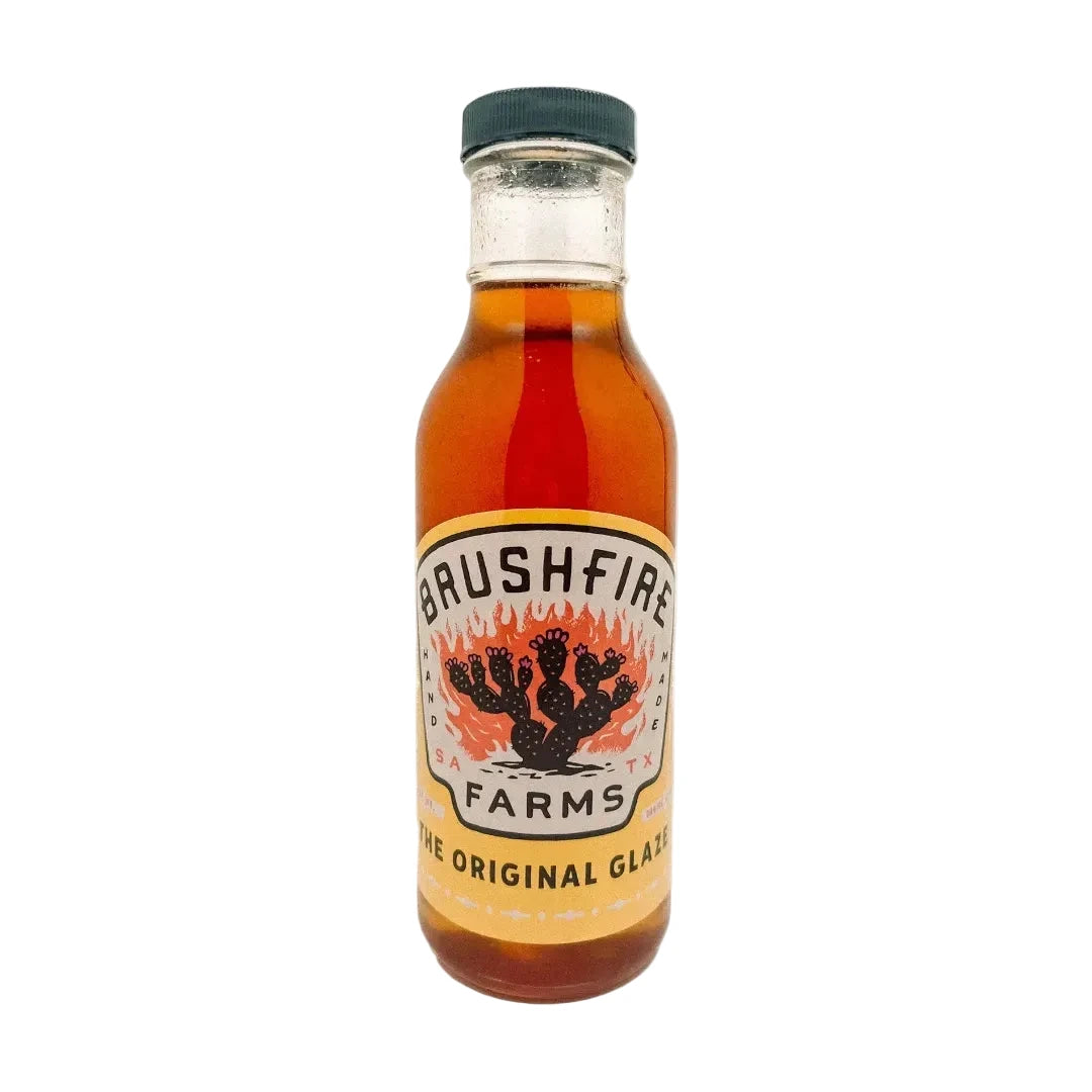 Bottle of Brushfire Farms Original Glaze product on a white background