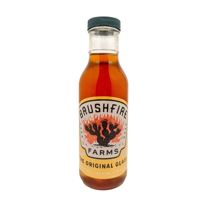 Bottle of Brushfire Farms Original Glaze product on a white background
