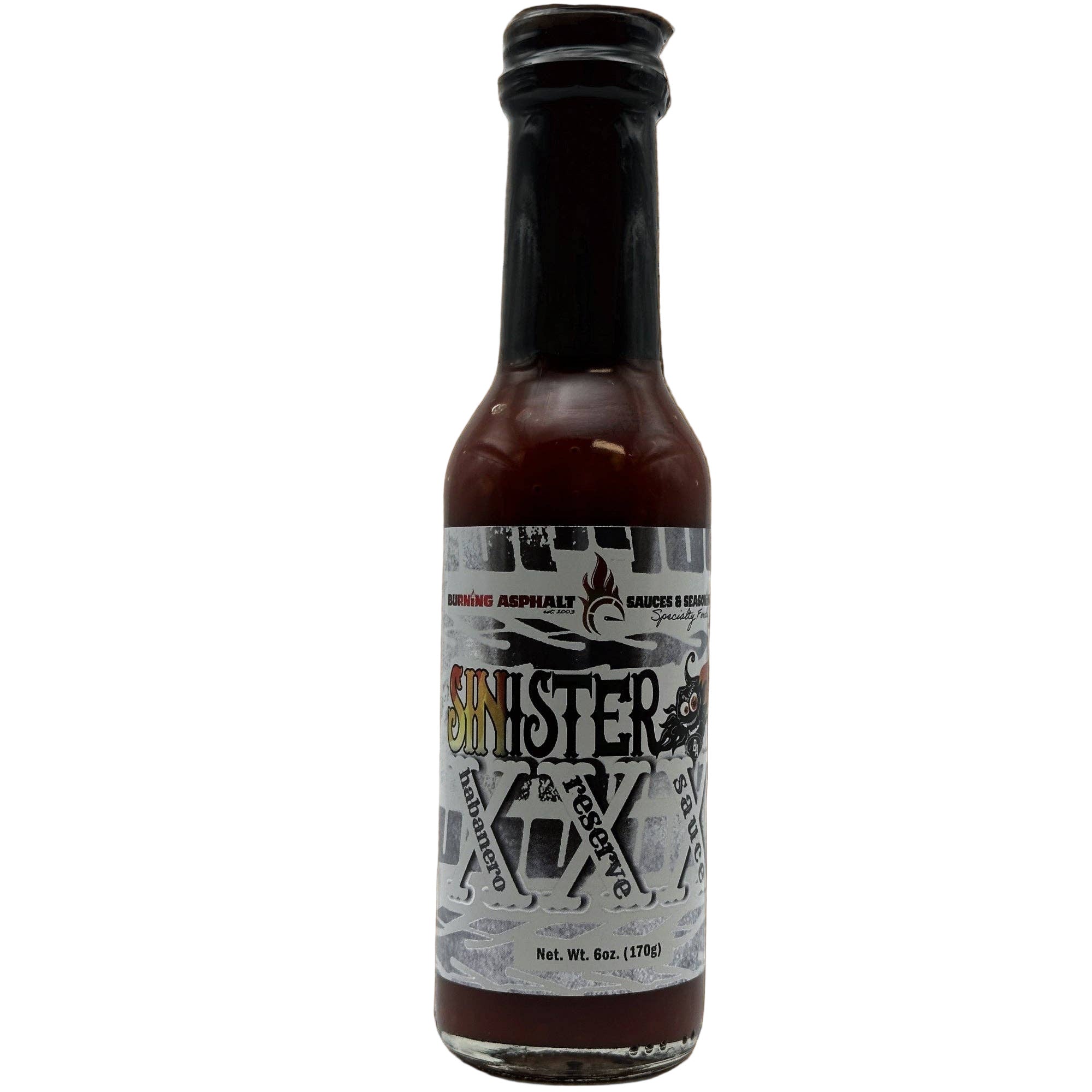 Burning Asphalt Habanero Mash XXX Reserve Hot Sauce – Hot Time Sauces