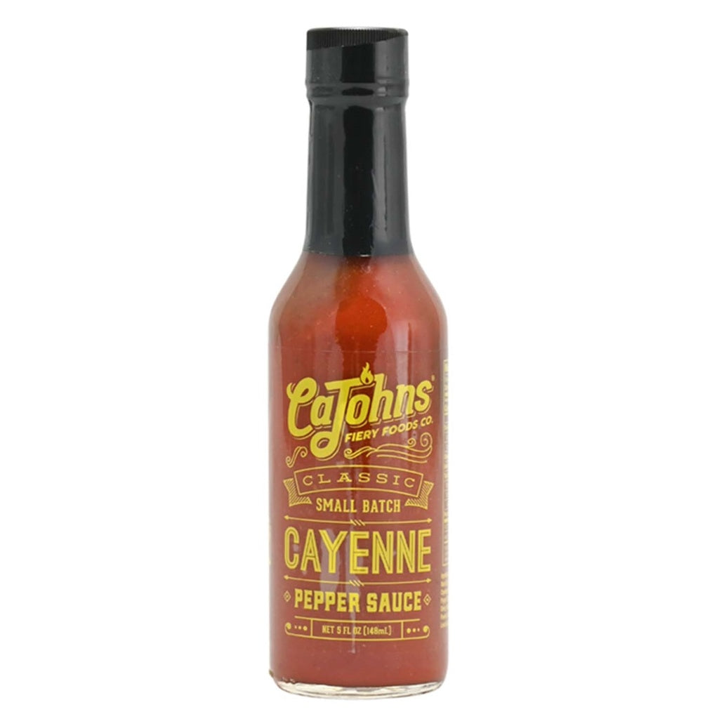 Cajohn's Cayenne Small Batch Pepper Sauce bottle