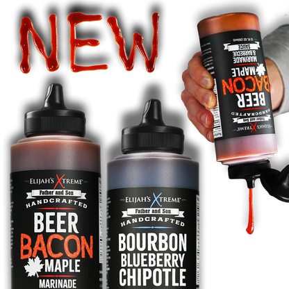 Elijah's Xtreme: Bourbon Blueberry Chipotle BBQ Sauce & Marinade