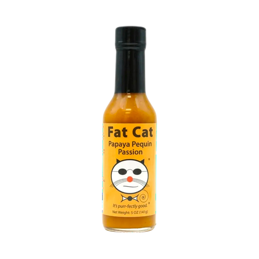 Fat Cat Papaya Pequin Passion Hot Sauce