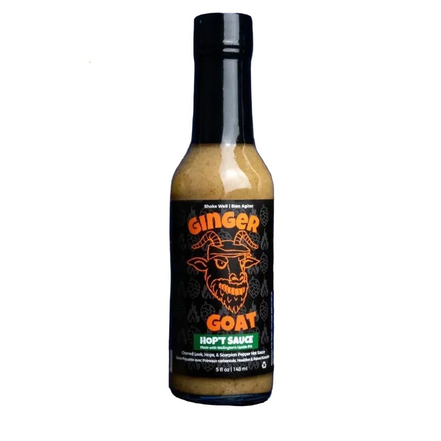 Bottle of Ginger Goat Hop't Sauce 