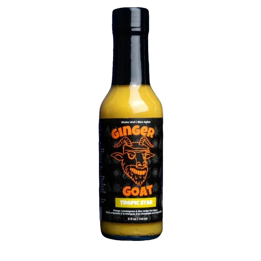 Ginger Goat Tropic Star Hot Sauce Bottle