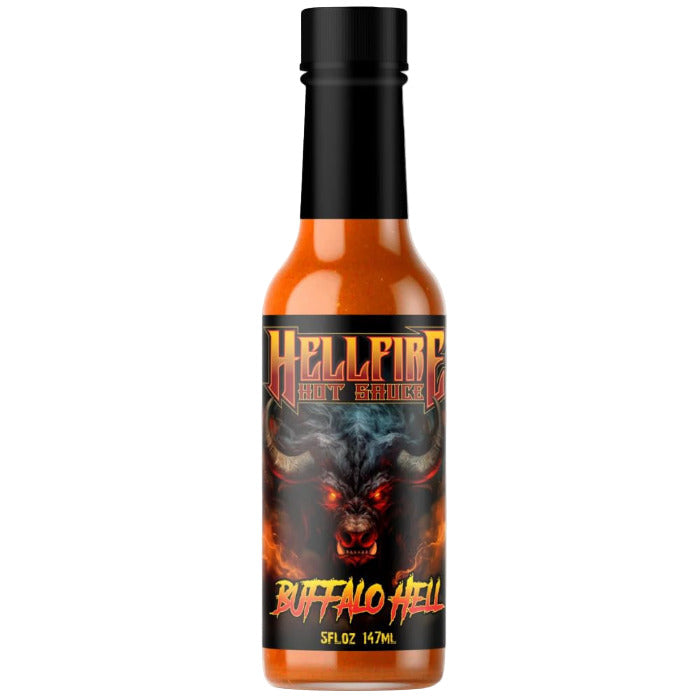 Hellfire Buffalo Hell hot sauce bottle