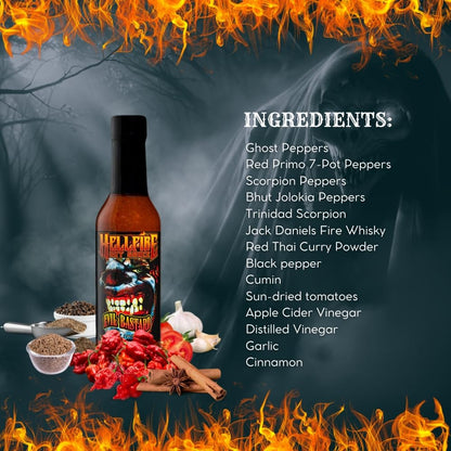 Evil Bastard Hellfire Hot Sauce Ingredients