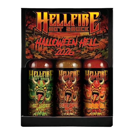 Limited Edition Halloween Hell 3 Pack Hot Sauces