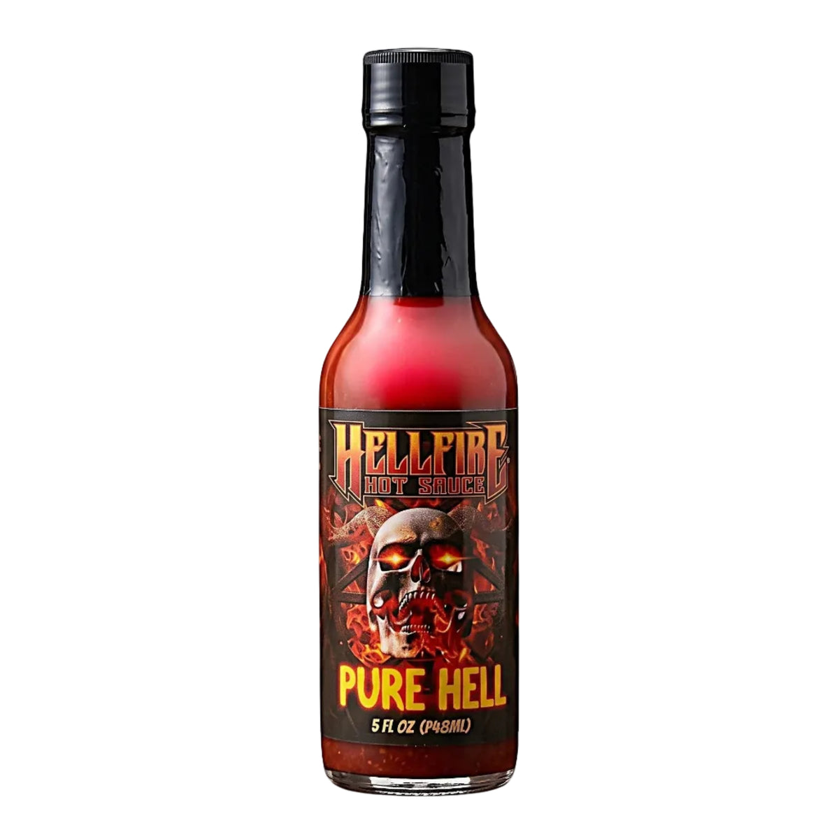 Hellfire Pure Hell hot sauce bottle