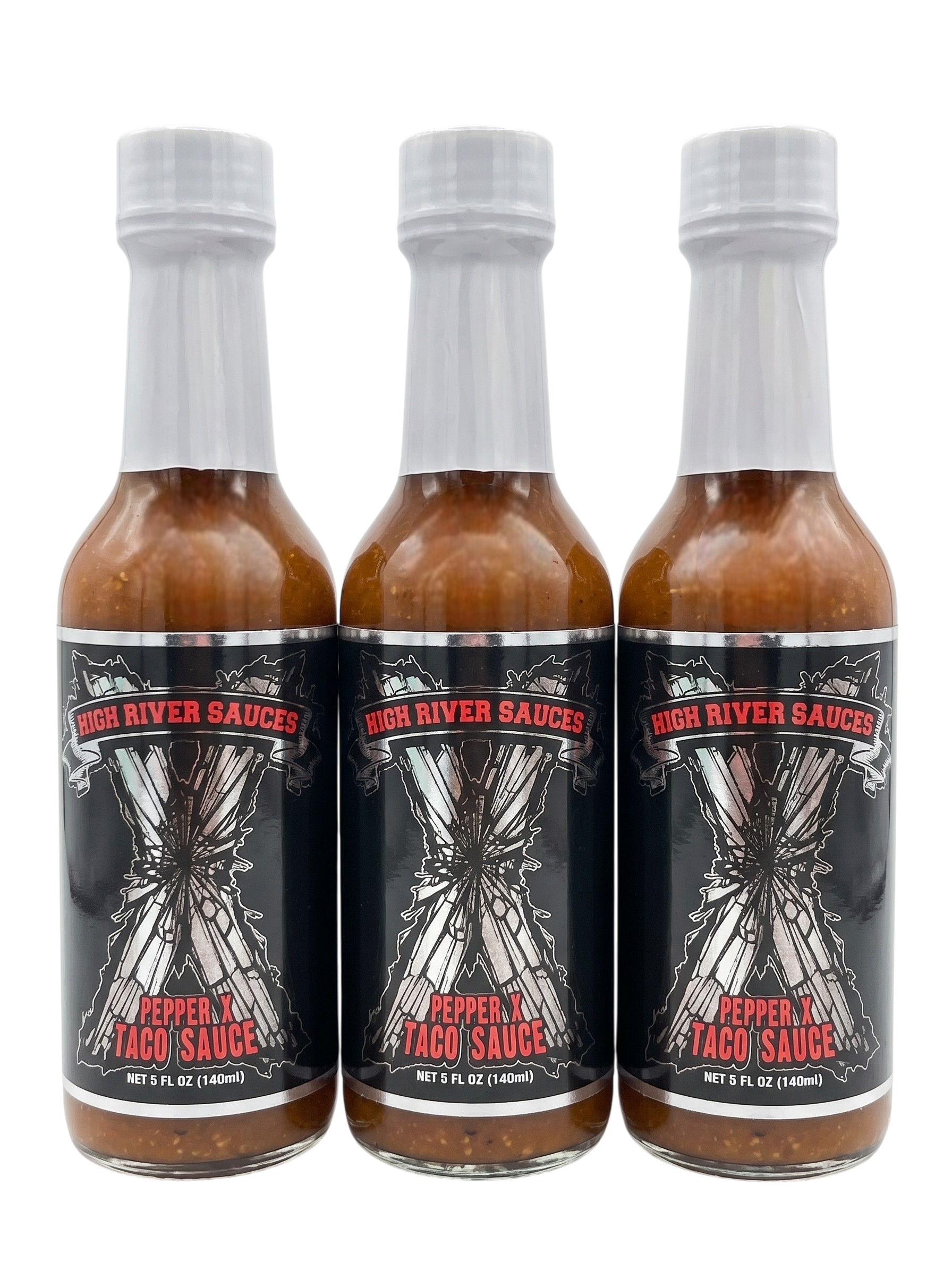 High River Sauces Pepper X Taco Sauce 3 pack deal