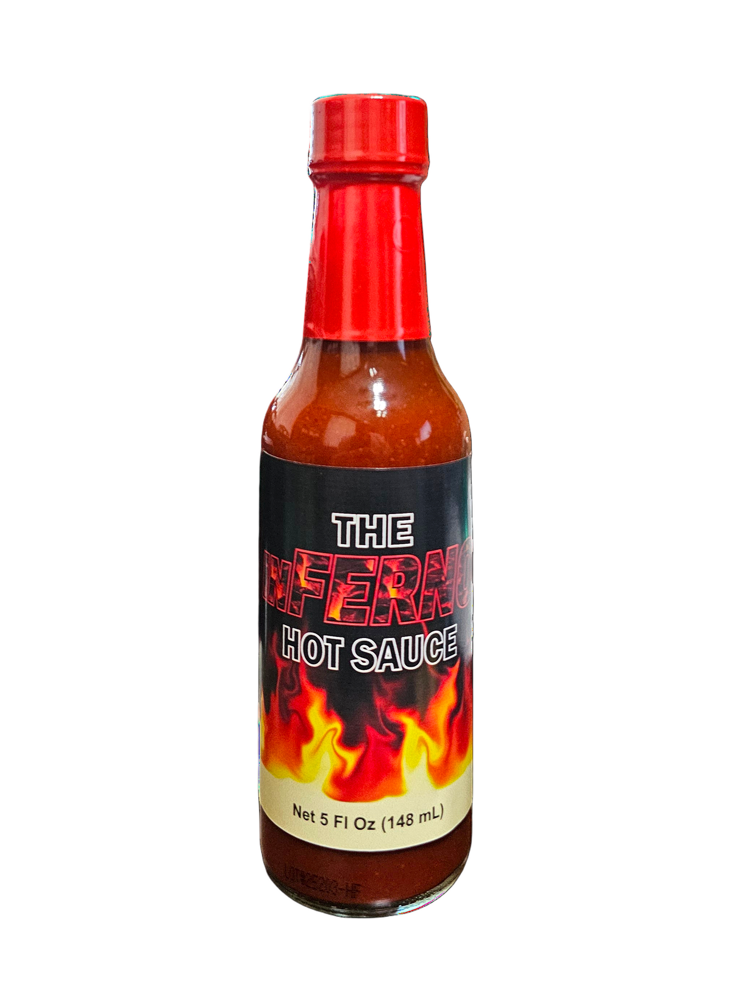 Bottle of Hillside Orchard Inferno Hot Sauce