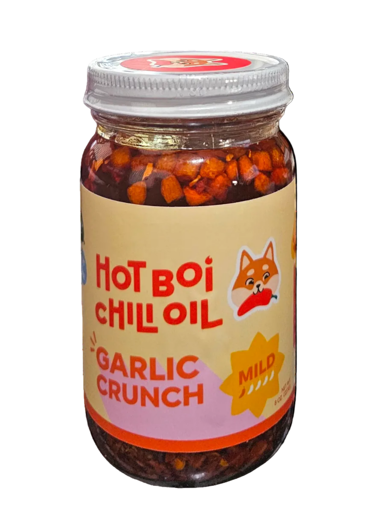Hot Boi Mild Garlic Crunch Chili Oil