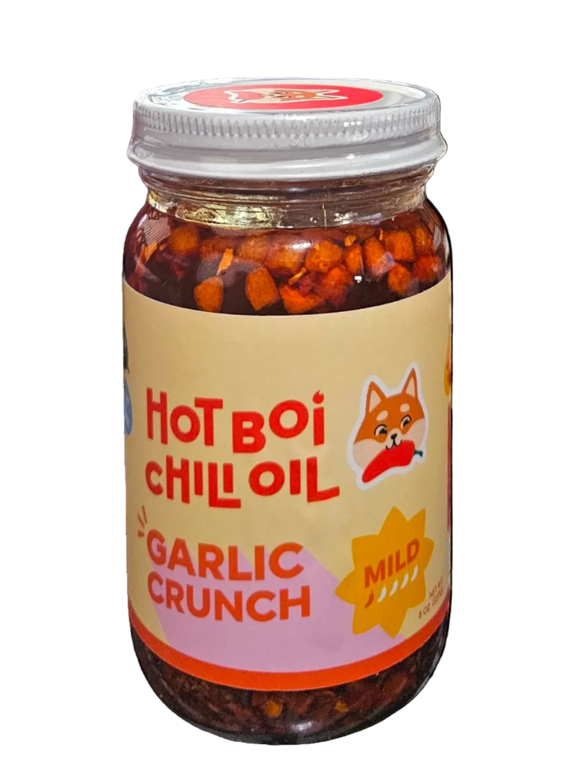 Hot Boi Mild Garlic Crunch Chili Oil