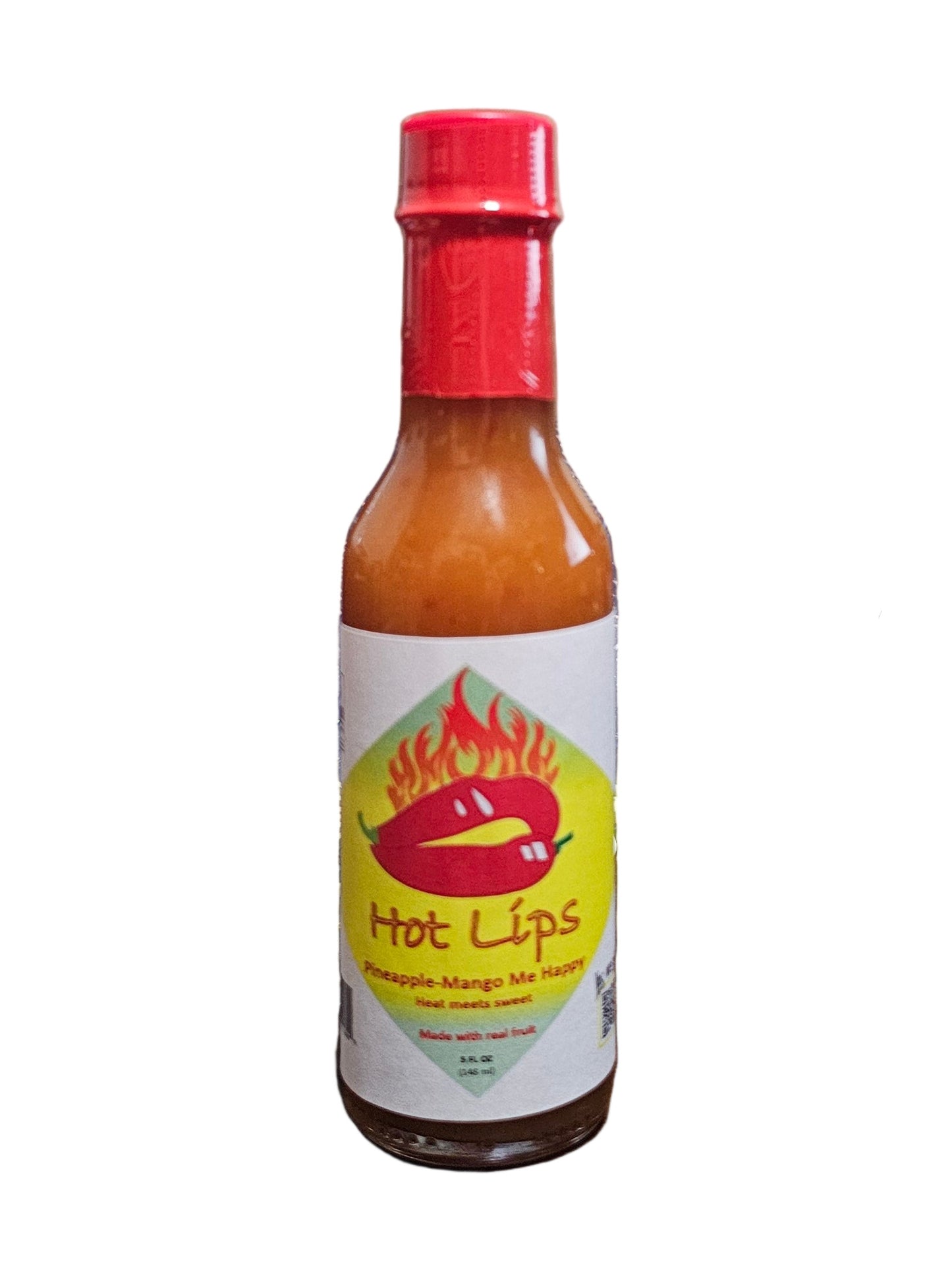 Hot Lips Pineapple Mango Hot Sauce Bottle