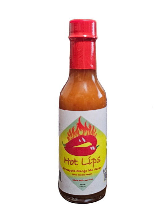 Hot Lips Pineapple Mango Hot Sauce Bottle