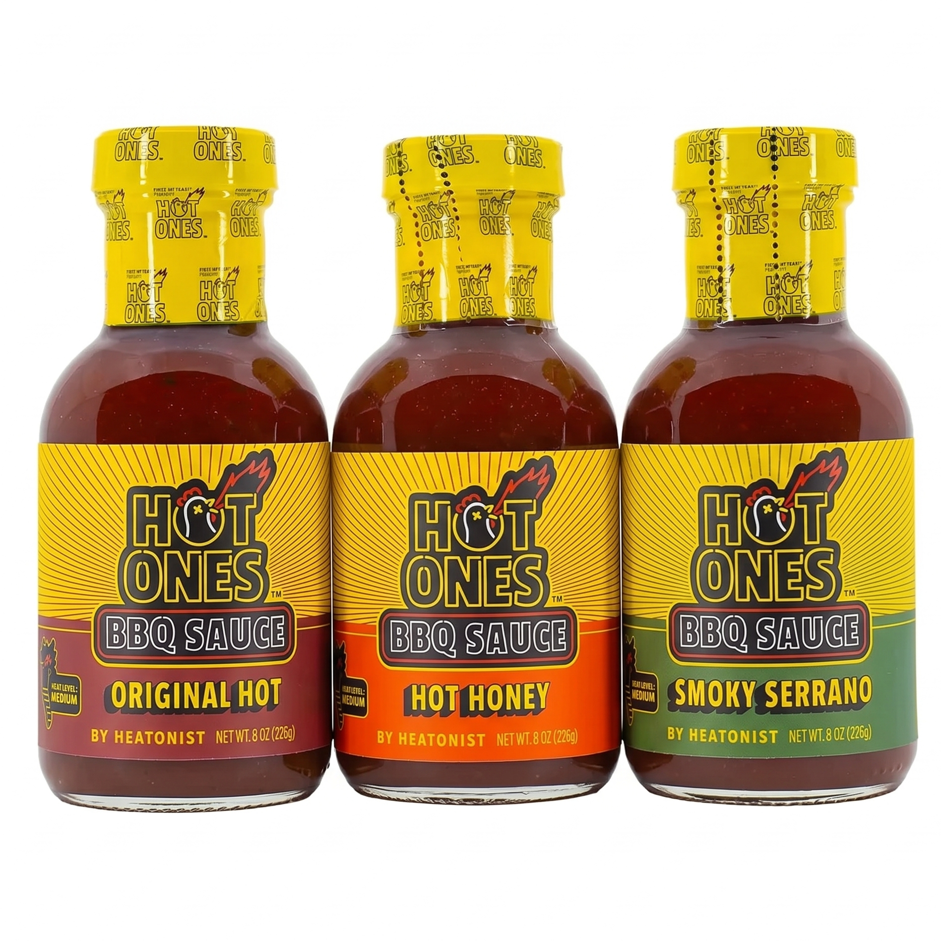 Trio Pack of Hot Ones BBQ Sauces