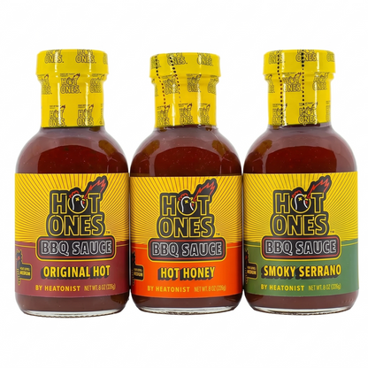 Trio Pack of Hot Ones BBQ Sauces