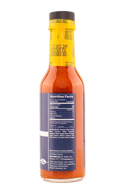 Hot Ones Garlic Fresno Classic Hot Sauce