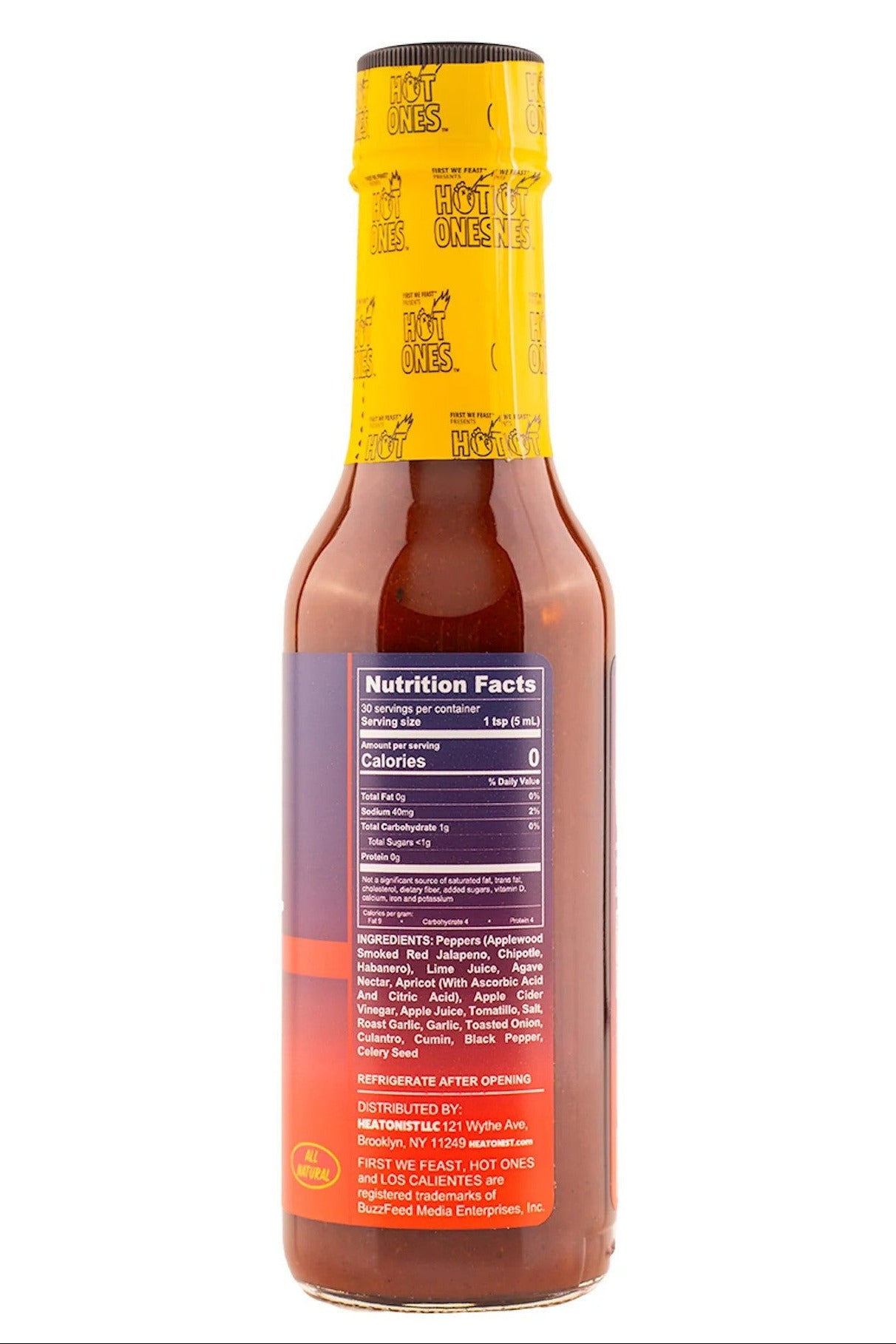 Los Calientes ingredients