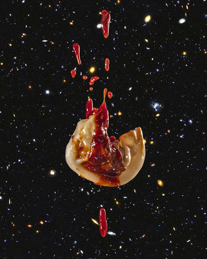 Dripping hot sauce on food
