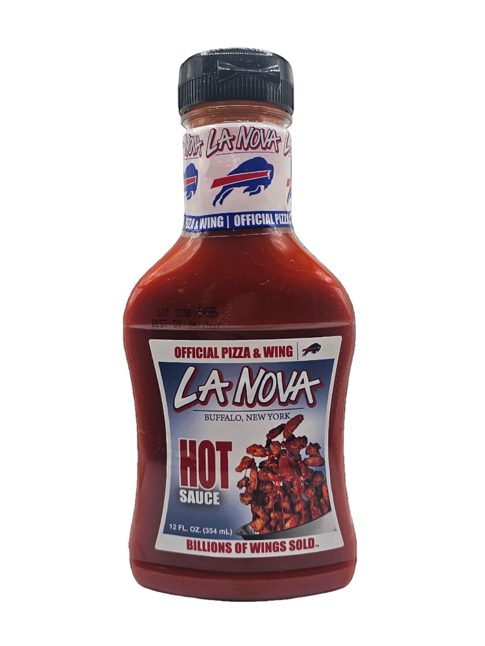Bottle of LaNova Hot Sauce
