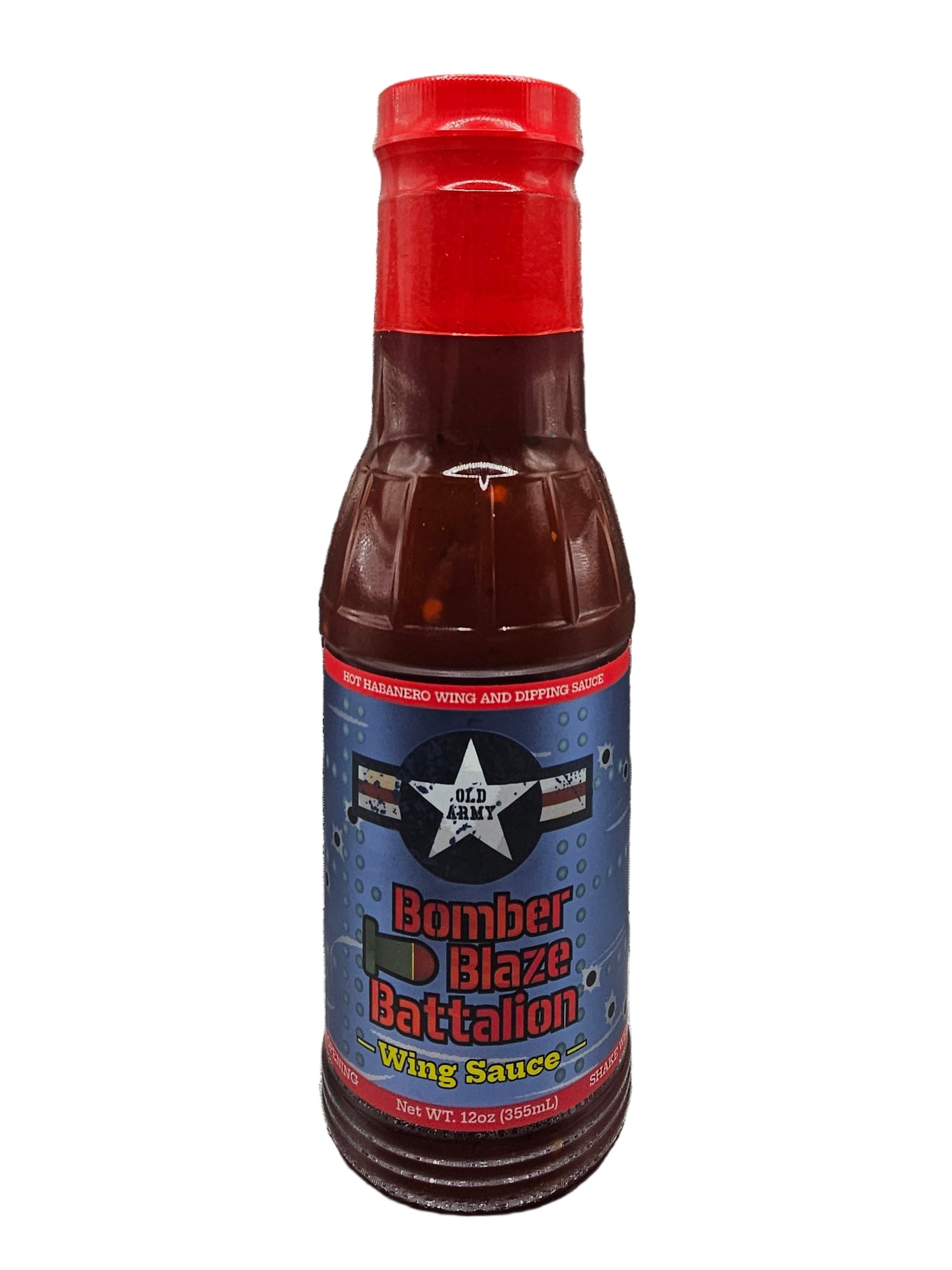 Lucky Snipe Bomber Blaze Hot Sauce Bottle
