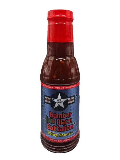 Lucky Snipe Bomber Blaze Hot Sauce Bottle