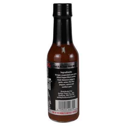 Mad Dog 357 Hot sauce bottle with label