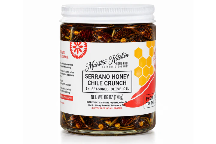 Maestro Kitchen: Serrano-Honey Chile Crunch