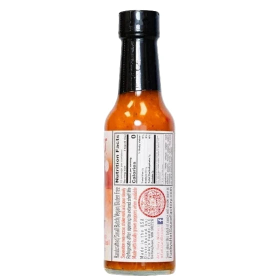 Mars Mist Hot Sauce With Nutrition Label