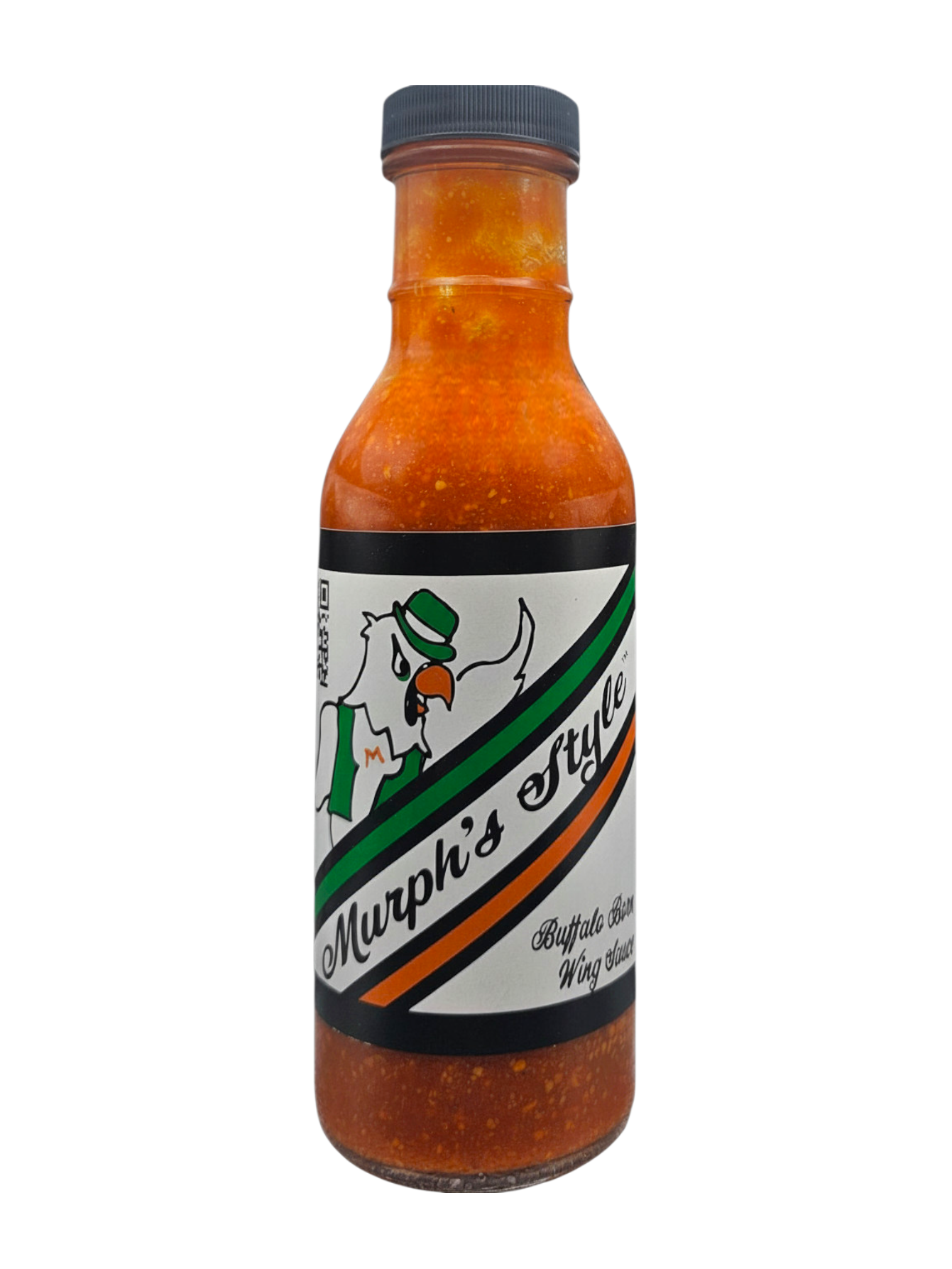 Bottle of Murph's Hot Sauce on a white background