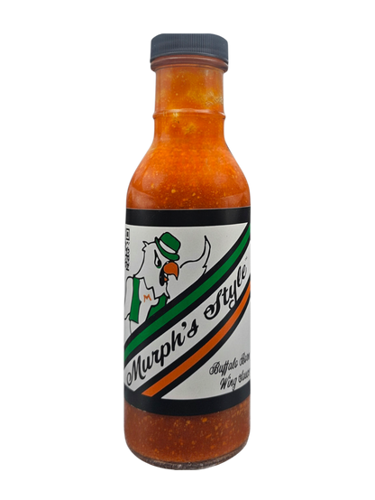 Bottle of Murph's Hot Sauce on a white background