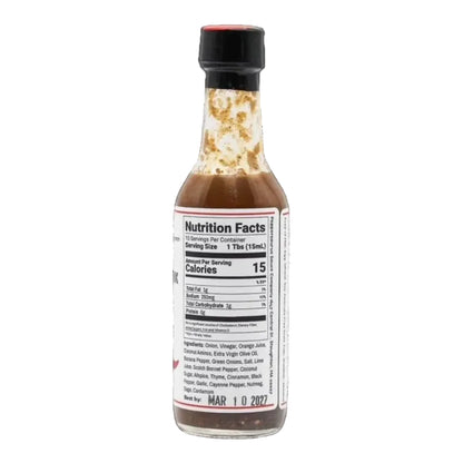 Nutrition Facts for Jurassic Jerk Marinade Hot Sauce
