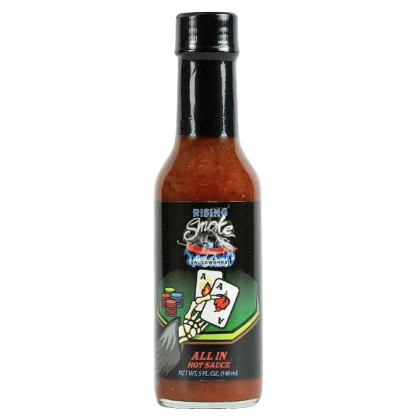 Rising Smoke-hot sauce bottle 