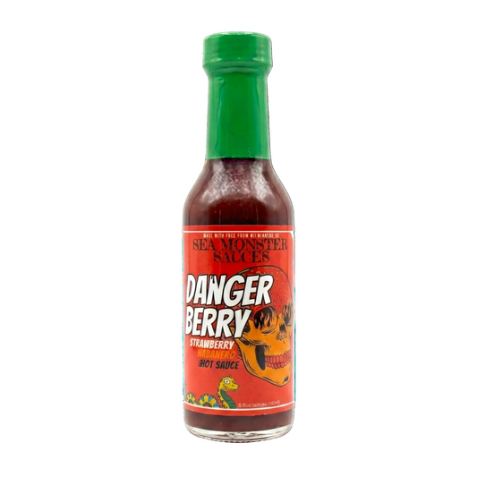 Sea Monster Sauces Danger Berry Hot Sauce bottle