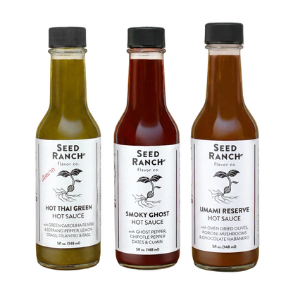 3 Pack of Seed Ranch Hotter Sauces
