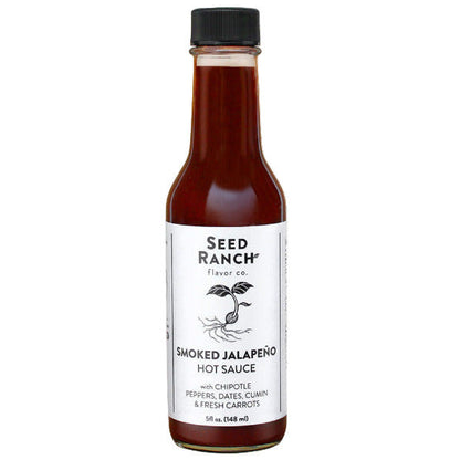 Bottle of Seed Ranch Smoked Jalapeño Hot Sauce 