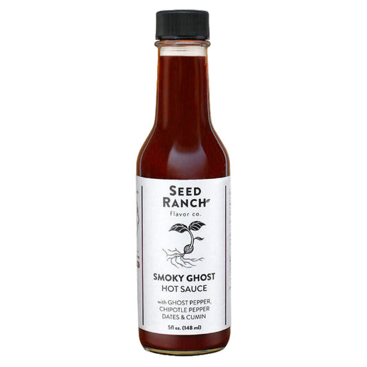 Bottle of Seed Ranch Smoky Ghost Hot Sauce 