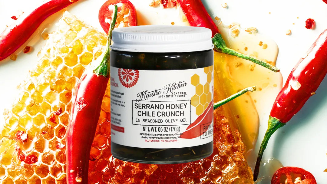 Maestro Kitchen: Serrano-Honey Chile Crunch