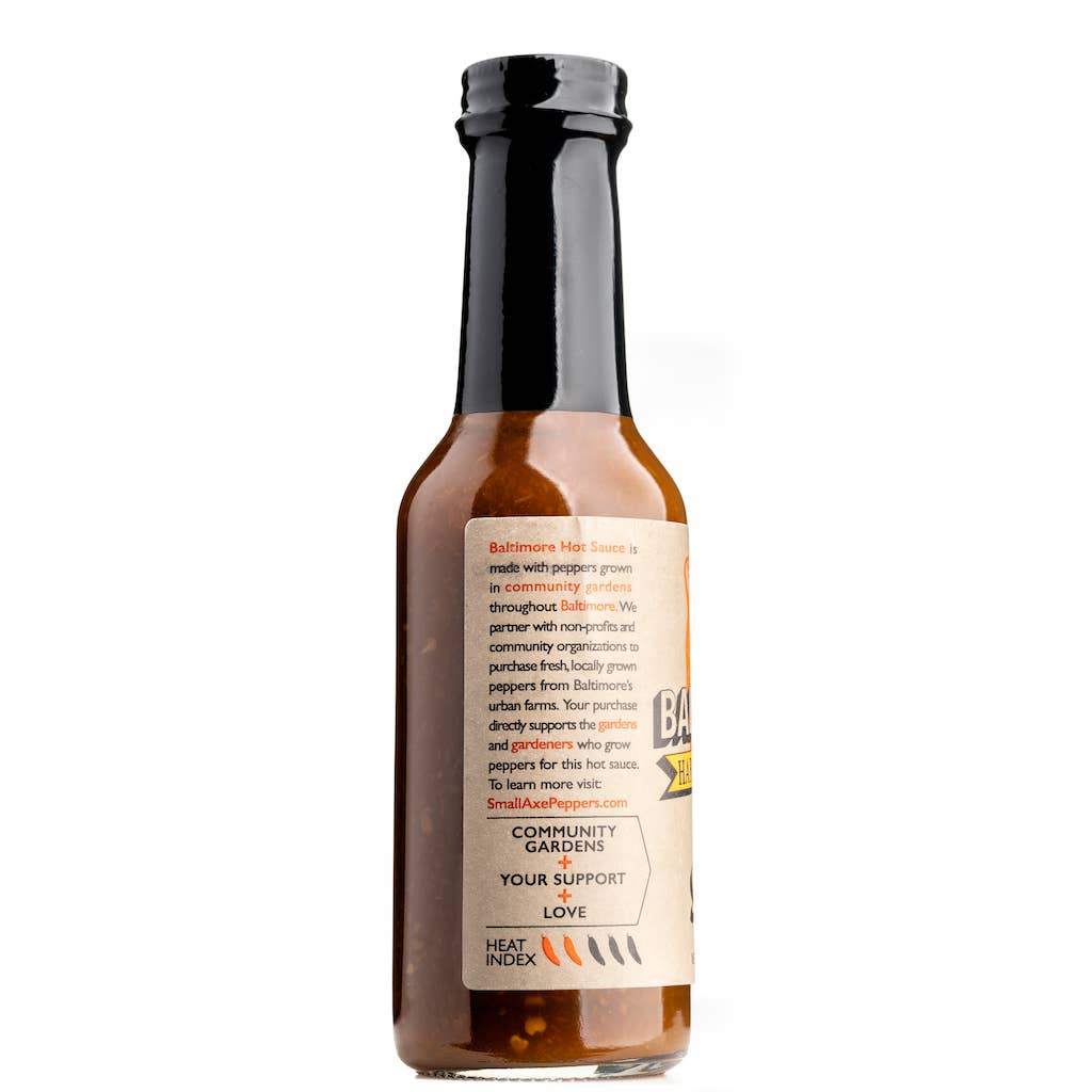 Small Axe Peppers The Baltimore Hot Sauce bottle
