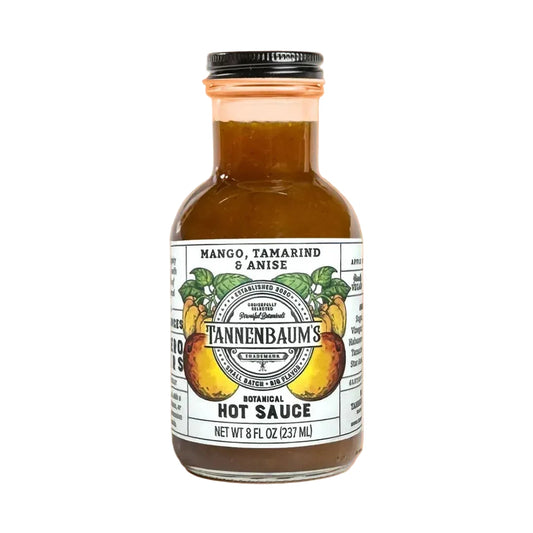 Tannenbaums Mango Tamarind and Anise hot sauce bottle