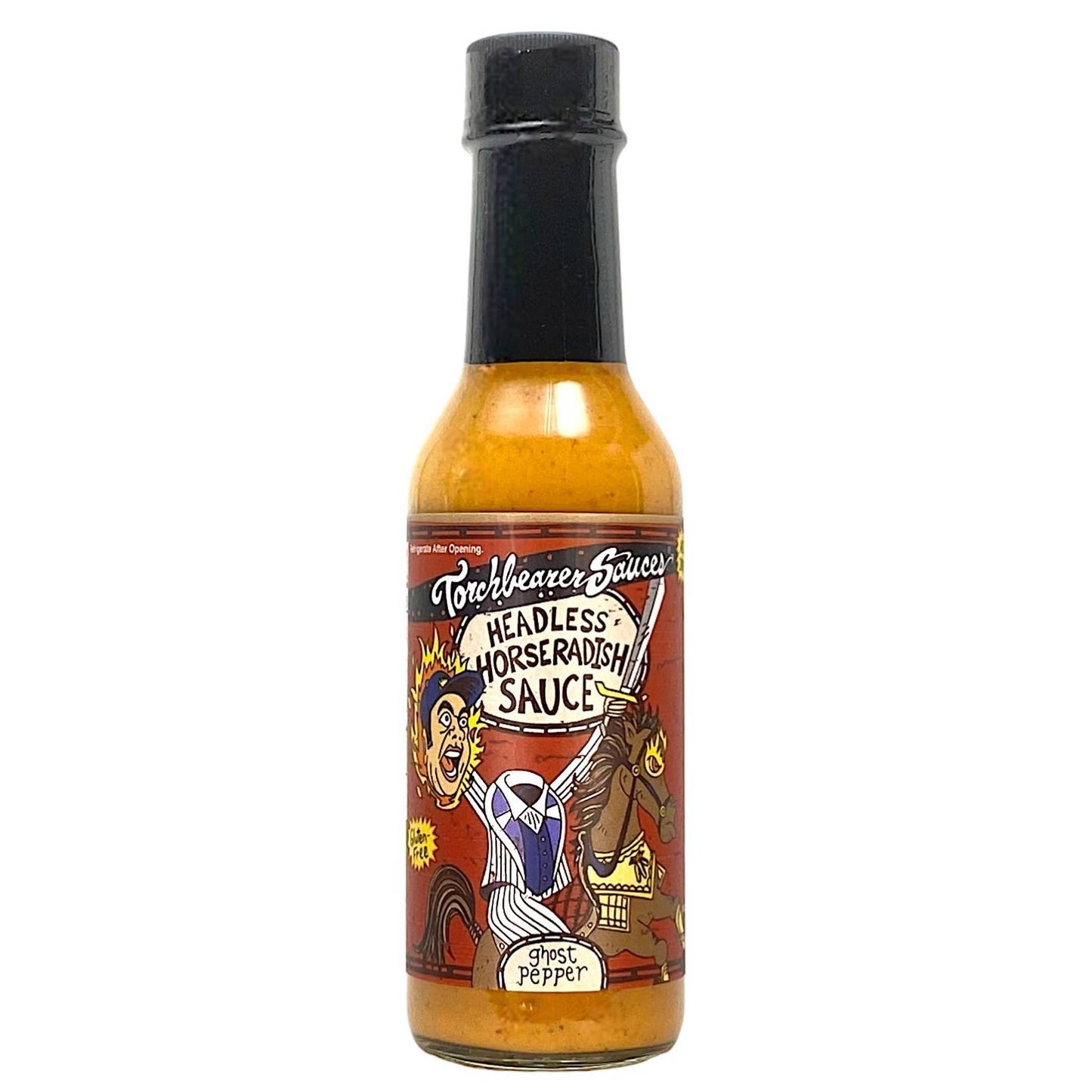 Bottle of Headless Horseman Hot Sauce 