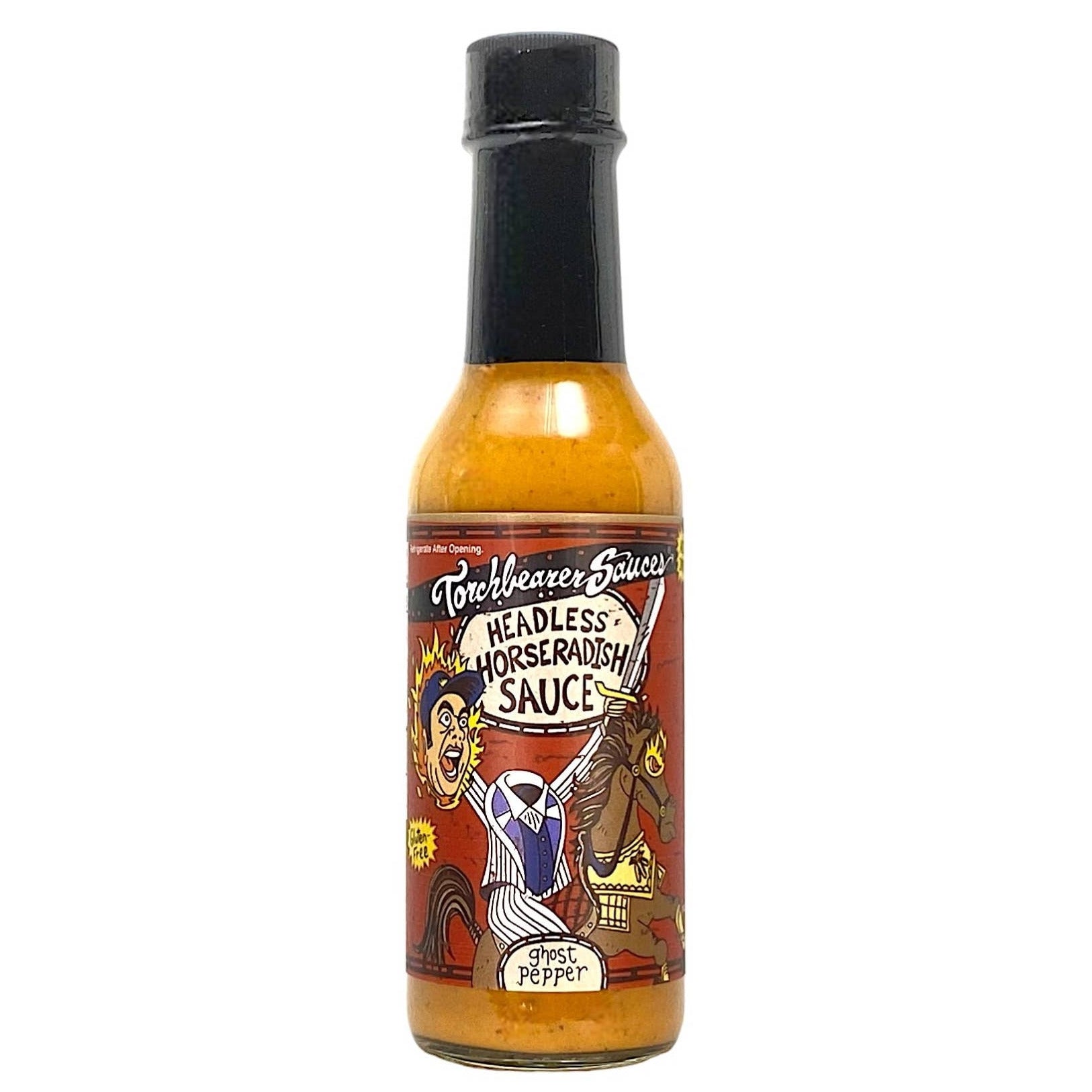 Bottle of Headless Horseman Hot Sauce 