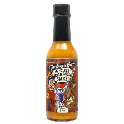 Bottle of Headless Horseman Hot Sauce 