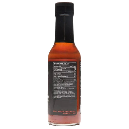 Hot sauce bottle of Bravado Garlic and Arbol 