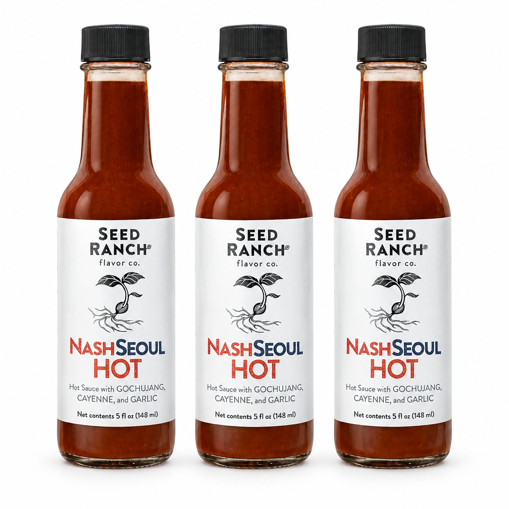 Three bottles of Seed Ranch Nash Seoul